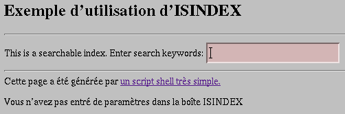 Exemple d'utilisation d'ISINDEX : les resultats